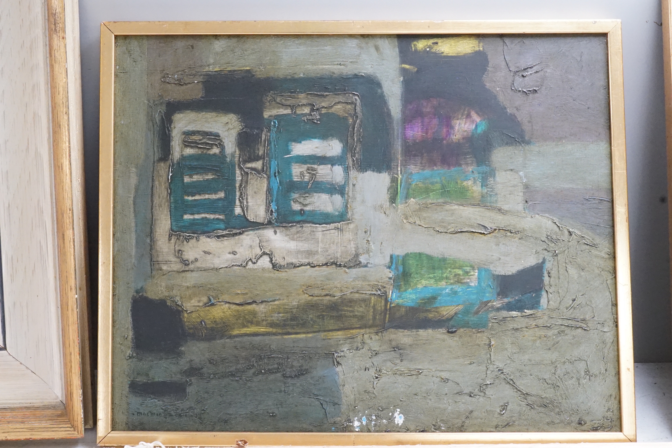 Padraig MacMiadhachain RWA (Irish, 1929-2017), oil on board, 'Banaderos', signed, 29.5 x 37cm